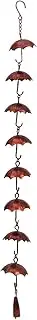 Rain Chains for Gutters Rustic Wind Chime Gutter Rain Chain Water Decor Rainwater Diverter Chain Rain Gutter Chain Home Dec