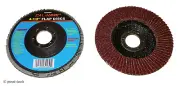 TEN 4-1/2” FLAP WHEEL DISCS – 80 grit sanding disc for angle grinder – grinders