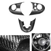 Steering Wheel Cover Trim For Mini Cooper JCW F54 F55 F56 F57 2014+ High profile (for: Mini)
