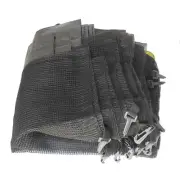 10Ft Replacement Safety Net Round Enclosure Mesh for Trampoline of 8 Poles
