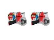 NEW Scotch Tape Dispenser + 2 Rolls Of Heavy-Duty Shipping Tape 1.88 X 54.6 Yard