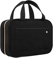 [Garende] Toiletry Bag Makeup Bag Essentials Makeup Container with Compartments Organizer Cosmetic Bag for Traveling, Black