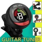Guitar Tuner Electric Acoustic Guitars Clip On Tuner Bass Chromatic Violin