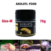 70g. Size-M Axolotl Reptile Food Salamander Fresh Water Sinking Pellets.