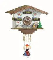 Kuckulino Black Forest Clock Swiss House with quartz movement a.. TU 2021 SQ NEW