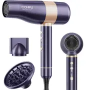 Hair Dryer, Blow Dryer with Diffuser Negative Ionic Hair Dryer, 110000 RPM Hi...