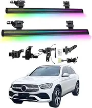 BJOHQ Electric Running Boards Compatible for Mercedes-Benz GLC 2016-2022 with Light, SUV, Off-Road & Pickup Trucks - Retractable Truck Steps & Nerf Bars