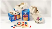 Crocs Classic Clog Pop-Tarts Croc-Tarts Limited Edition Collab Bone size 11 Mens
