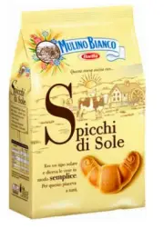 Mulino Bianco Spicchi di Sole Breakfast Italian Cookies 16oz (PACKS OF 12)