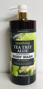 Adeline & Co. ~ Tea Tree Aloe Soothing Body Wash with Vitamin C 32 fl oz