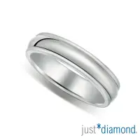 在飛比找momo購物網優惠-【Just Diamond】18K金戒指 戀人私語 對戒(男