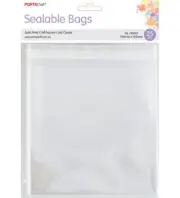 Sealable Bags 145x145mm 25pk Closed (Product # 078129)