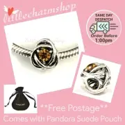 NEW Authentic PANDORA November Birthstone Eternity Circle Charm - 790065C04