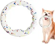 Flying Disc Dog Toy - Interactive Chew Toy - Floats in Water, Dog Disc Toy, Dog Fetch Toy for Small Medium Dog, Indoor and Outdoor