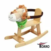 Torro 3199900512 - Wood Rocking Horse Kiddy Lion - New