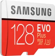SAMSUNG MB-MC128HA EVO PLUS CL10 U3,4K 100R/90W W adapter
