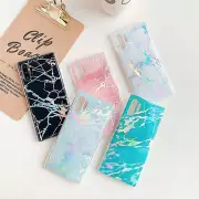 For Samsung Galaxy S22 Ultra S21 S20 Laser Marble Pattern Soft TPU Case Cover