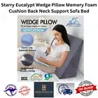 Starry Eucalypt Wedge Pillow Memory Foam Cushion Back Neck Leg Support Sofa Bed