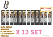 OLFA MBBG50K REPLACEMENT BLACK BLADE 0.2mm THICK 12.5mm WIDTH 50 BLADES X 12 SET