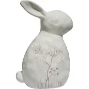 LVD Porcelain Rabbit Ornament Large Frenchie Blush Decorative Home Decor