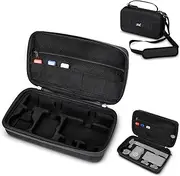 Hard Shell Osmo Action 5 Pro Case,Portable EVA Carrying Case Shoulder Bag for DJI Osmo Action 5 Pro/Action 4/3 Adventure Combo,Waterproof Action 5 Pro Accessories Protective Storage Case for Travel