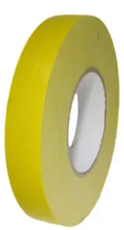 T.R.U. Industrial Duct Tape. Waterproof UV Resistant Yellow 1.5 in X 60 Yd.