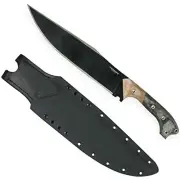 Condor Tool & Knife, Atrox Fixed Blade Knife, 17.69 in Overall, Black