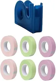 Beavorty Eyelash Grafting Tapes 7pcs Lash Isolation Patches Pe Non-woven Easy Cut Ideal for Eyelash Extensions