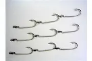 Mustad Pre-Rigged Deluxe Ganged Fishing Hooks - Choose Size