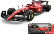 Ferrari F1 F1-75 RC Car (1:18 Scale) - Remote Control Car for Formula 1 of The Season 2022 Driver - Charles Leclerc + Carlos Sainz