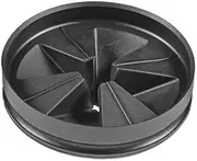 Sink Baffle Splash Guard for In-Sink-Erator Garbage Disposals, 3.25" inside diameter, Antimicrobial, QCB-AM for EVOLUTION Series InSinkErator disposals