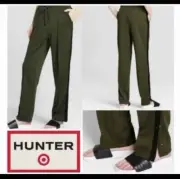 NEW Hunter for Target Women's Tapered Side Snap Track Pants Olive - Size Small