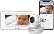 Oricom 5" Smart OBH36T HD Touchscreen Nursery Pal Premium Baby Monitor - Dual Mode (Direct Connect or Remote Viewing via app), Wi-Fi FHSS, Night Vision, Motorised Pan Tilt Zoom, Lullabies