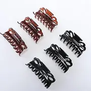 Swosh Hair Claw Clips, Small (Pack of 3) - Assorted