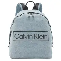 在飛比找樂天市場購物網優惠-Calvin Klein 牛仔布拉鍊後背包 休閒後背包 後背