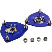 2x Front Coil over Top Hats For Subaru Impreza WRX GDB 04 Camber Plate 02-07 (for: Subaru)
