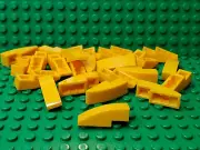 ** 25 CT LOT ** Lego NEW bright light orange smooth 1 x 3 slope pieces Lot of 25