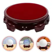 Crystal Ball Stand Wood Display Base Crystals Sphere Quartz Ball Holder 14cm