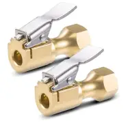 Air Chucks "Closed Flow" Clip-On with H.D. Coil Spring Lock (Set of 2)