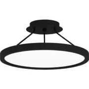 30W LED Semi-Flush Mount In Contemporary Style-6.75 Inches Tall and 15 Inches