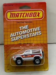1987 MATCHBOX SUPERFAST MB39 FORD BRONCO II NEW ON DAMGED CARD