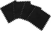 Furniture Accessory 4pcs Plush Floor Mat Tatami Cushion Breathable Comfortable for Sofa Chair Dining