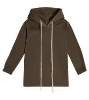 [Rick Owens Kids] Rick Owens Kids Cotton jersey hoodie Y 10 neutrals