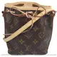 Louis Vuitton LV M41346 Nano Noe 經典花紋斜背小水桶包 停產現金價$32,700