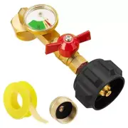 Propane Refill Adapter for 1lb. Tanks,90 Degree Propane Adapter 20lb to 1lb7287