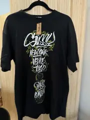 Stussy Born & Raised 8 Handstyles Tee 'Black' Size Large ✅ Brand New Tags ✅ HTF