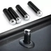 For Ram 1500 4pcs Auto Carbon Fiber Interior Door Lock Knob Pins Handles (for: Smart)