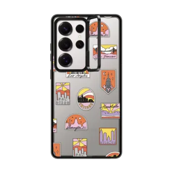Galaxy S25 Ultra Impact Ring Stand Case USA by Martina Martian
