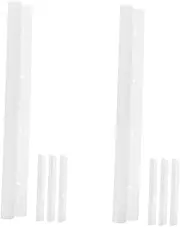 BESPORTBLE 2sets 4pcs Portable Golf Flag Tube Compact Plastic Flag Poles Easy to Use and Store for Golf Enthusiasts 4pcs*2