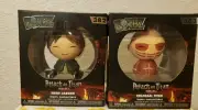 Funko Dorbz Attack on Titan Colossal Titan 383 + Eren Jaeger 382 new lot of 2